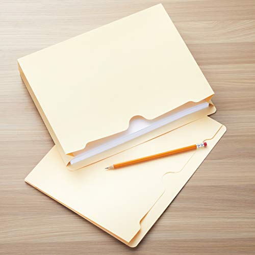 Amazon Basics File Folders Jacket, Reinforced StraightCut Tab, 2 Inch