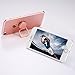 eBoot Phone Finger Grip Ring Stand with 360 Degree Rotation, No Loose Smartphones Metal Holder for Mobile Cell Phone (Rose Gold)