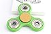 WeFidget's Original Gold Button Standard EDC Fidget Spinner, Relieve your Stress, Anxiety, ADHD (Green)