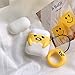 Gift-Hero Compatible with Airpods 1&2 Soft Silicone Cute Case,Cartoon 3D Fun Animal Food Funny Cool Kawaii Designer Kits Character Skin Fashion Chic Cover for Girls Boys Kids Teens Air pods (Lazy Egg)