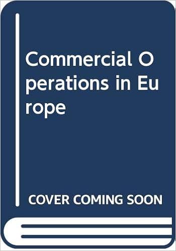 Commercial Operations In Europe Goode R M 9789028605473 Amazon Com Books