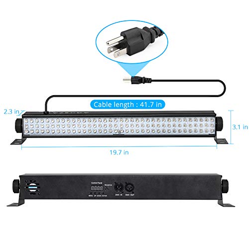 Stage Lights Bar, YeeSite 25W LED Wash Lights Bar DMX Control Auto Play Strobe Effects with Various Combinations, LED Uplighting for Wedding Party Festival