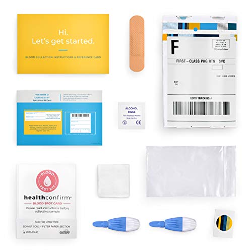 HealthConfirm Vitamin D Complete atHome Test Kit 3 Panel Vitamin