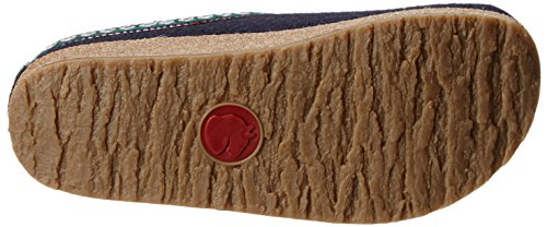 Haflinger Grizzly Franzl Kinder (Little Clog, Navy, 35 (US 4 Big Kid) M