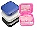 Color: Black, Portable Cute Travel Contact Lens Case Eye Care Kit Holder Mirror Box by STCorps7