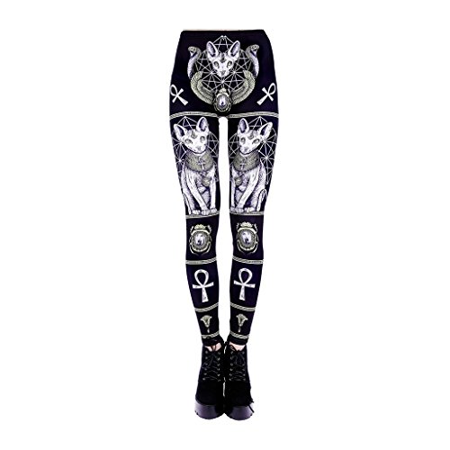 Sphinx leggings - sizes s - xxl / black, gothic, occult, alternat…