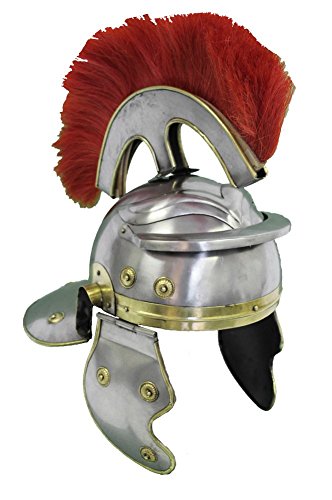 India Overseas Trading Roman Centurion Officers Helmet with 