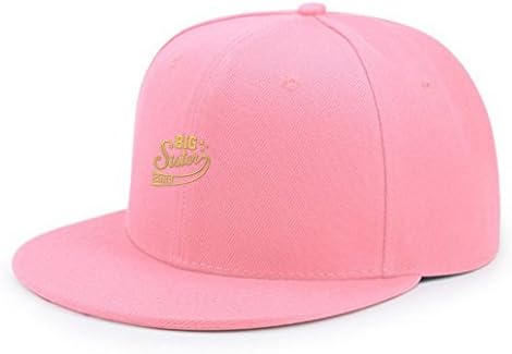 X22X Big 2018 New Sister Gold Embroidered Snapback Adjustable Baseball Cap Soft Pink