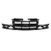 CarPartsDepot Front Grille Grill With Black Center Bar Compatible With Chevrolet Chevy 1998-2004 S10 & 1998-2005 Blazer With Black Insert