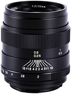 Mitakon Creator 35mm f/2 Standard-Prime Fixed Lens for Canon EF SLR Cameras All Metal Manual Focus