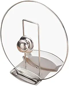 CHuangQi Kitchen Lid and Spoon Rest, Spatula Rest ,Saucepan Lid Holder ,Cooking Spoon Rest -Stainless Steel (1 Set)