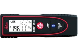 Leica DISTO E7100i 200ft Laser Distance Measure with Bluetooth, Black/Red by Leica Geosystems