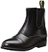 Saxon Girls Equileather Zip Front Boots, Black, Child Size 5
