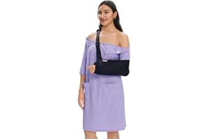 APRBARK Women's Magnetic Post Shoulder Surgery Dress Rotator Surgery Recovery Must Haves Hospital Gown Adaptive Clothing with Pockets
