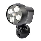 Motion Sensor Light, UNIFUN 8W 600Lumen Wireless Weatherproof IP65 Batteries Powered Led Spotlight with Switch ON/OFF