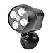 Motion Sensor Light, UNIFUN 8W 600Lumen Wireless Weatherproof IP65 Batteries Powered Led Spotlight with Switch ON/OFF