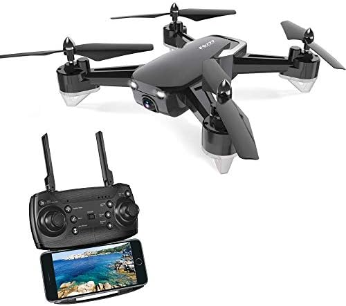 AOIO FPV RC Drone with Camera Live Video and GPS Return Home Quadcopter with Adjustable Wide-Angle 720P HD WIFI Camera- Follow Me, Altitude Hold, Intelligent Battery, Long Control Distance
