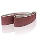 Coceca 12PCS Sanding Belts 4-Inch x 36-Inch ,8PCS of 80 Grit, 4PCS of 150 Grit Aluminum Oxide Sanding Belt , For Belt sander