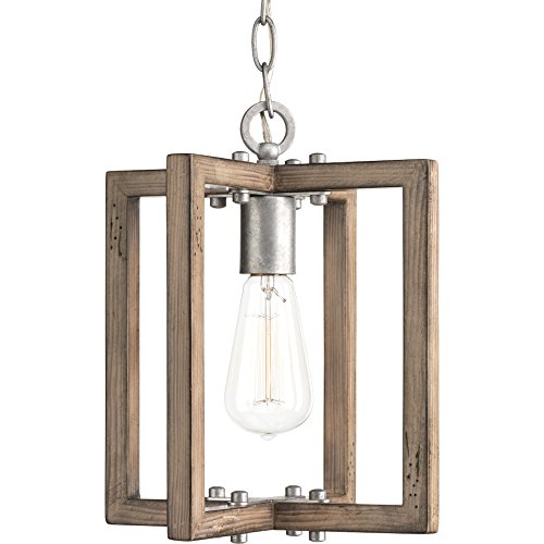 Progress Lighting P5317-141 Turnbury One-Light Mini-Pendant, Galvanized Finish
