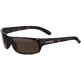 Bolle Anaconda Wrap Around Sunglasses | In Black Matte &amp; Shiny Black. All polarized. Bonus kit: cleaning spray, cloth, screwdriver &amp; mirror.