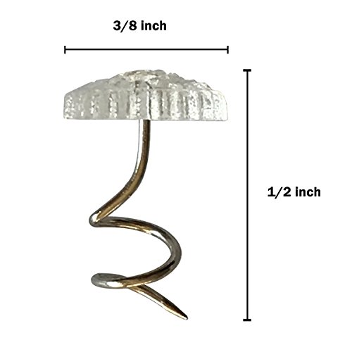 G.S YOZOH Upholstery Twist Pins for Slipcovers and Bedskirts, Set of 50
