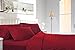 Clara Clark Premier 1800 Series 4pc Bed Sheet Set - Queen, Burgundy Red, Hypoallergenic, Deep Pocket