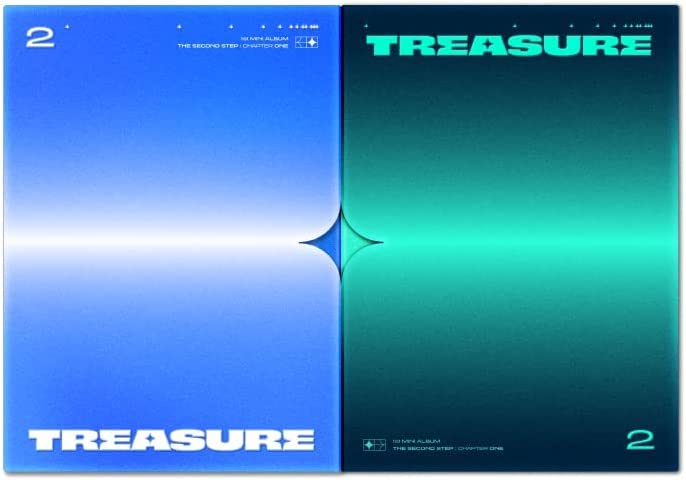 Dreamus TREASURE - THE SECOND STEP : CHAPTER ONE (1st Mini Album) [Photobook ver.] Album+Extra Photocards Set (BLUE ver, + 1 Folded Poster)