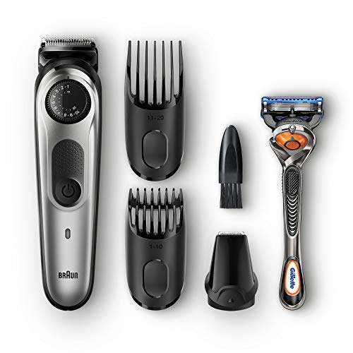 Braun Beard Trimmer & Hair Clipper, Detail Trimmer Attachment + 2 Combs