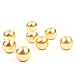 Koyal Wholesale Gold Classic Round Placecard Holders, 8-Pack, Menu Card Holder, Table Number Holders