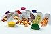 QUALITY SILICONE ICE POP MOLDS THAT MAKE GREAT-TASTING AND HEALTHY SNACKS, Set of 6, Clear Tubes with Color Tops and Perfect Starter 60 Recipes eBook