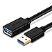 VCZHS Tech USB Extension Cable 1ft, USB 3.0 Extender for High-Speed Data Transfer & Fast Charging, Durable & Flexible for Mouse, Keyboard, Printer, Flash Drive, Webcam, and More