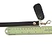 Lam Gallery Split Leather Purse Replacement Strap Black Wide 5/8