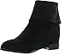 Dbdk Mercury-1 Women's Strappy Foldable Side Zipper Hidden Wedge Ankle Booties