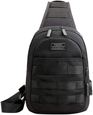 DDKK bags Hot Men's Sling Canvas Cross Body Bag Chest Purse Water Resistant Anti Theft Messenger Bag-Multipurpose Gym Fashion Bags-Outdoor Cycling Sack Satchel