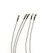 Irctek 5pcs 2.4G IPEX Silvering Feeder line Antenna Replacement For FUTABA/FRSKY/JR Receiver Grey - 15cm