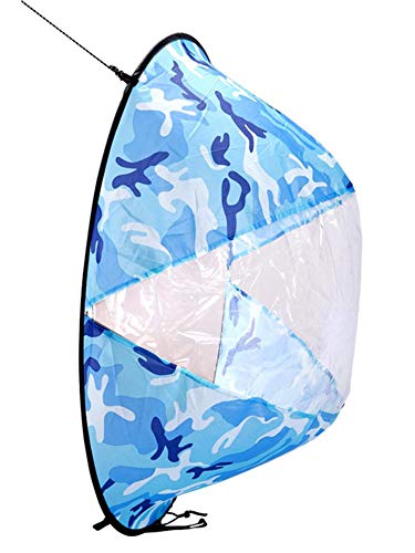 cobud Sail - Kayak Special Sail - Foldable Style - Super Light Portable Folding Durable Downwind Wind Instant Popup Safety