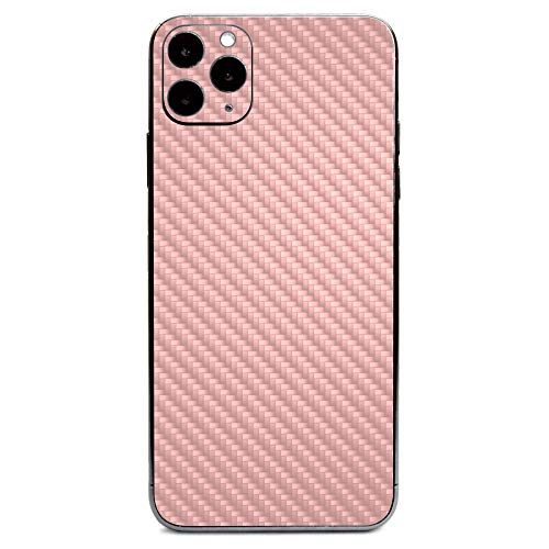 MightySkins Carbon Fiber Skin for Apple iPhone 11 Pro Max - Solid Blush | Prote…