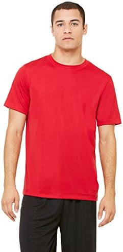 Zara Yoga Studio |LA| Sport Men's Short Sleeve Tee (Large/Sport Scarlet Red)