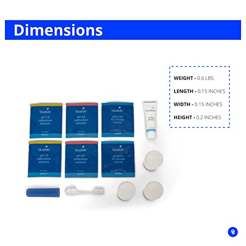 Bluelab CAREKITPH pH Probe Care Kit with Calibration Supplies, Storage