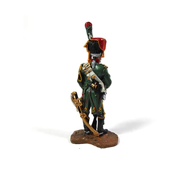 OPO 10 - Horse Chasseurs Regimenter der Soldatenfigur der kaiserlichen Garde 1/32 60mm Empire Napoleon Del Prado… – Bild 3