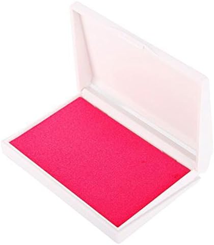 HSDDA Baby Inkless Touch Footprint Handprint Ink Pad Toddler Non-Toxic Footprint Handprint Ink Pads(Rosy)