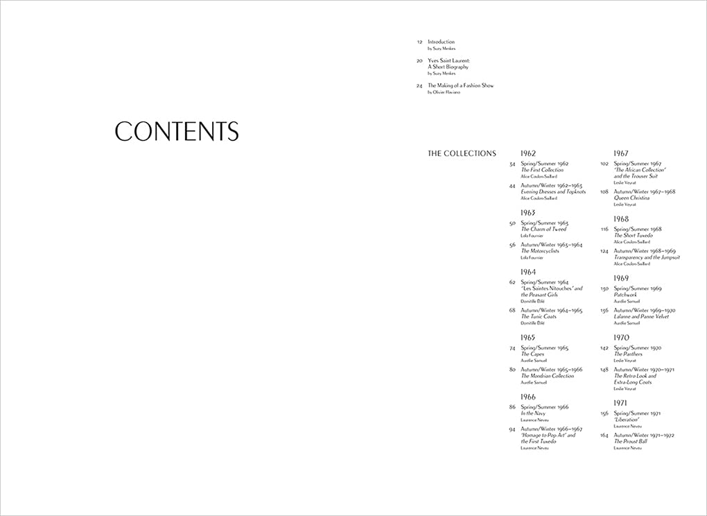 Yves Saint Laurent Catwalk: The Complete Haute Couture Collections 1962-2002 /anglais