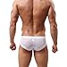 NEARTIME Men's Underwear, Mens Low Waist Boxers Briefs Men Underpants Soft Shorts (L, White) …