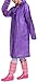 ZSHOW Unisex's Easy Carried Rain Coat Wind Coat PVC 1 Per Pack,One Size,Purple