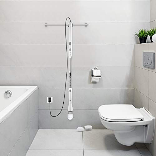 Homitt Toilet Brush Heads for Electric Spin Scrubber, 2pcs Power Spin