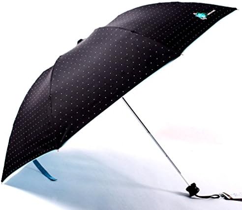 Migobi Ultralight Folding Polka Dots 40inch Sun/Rain Umbrella UPF50+ Anti UV Parasol