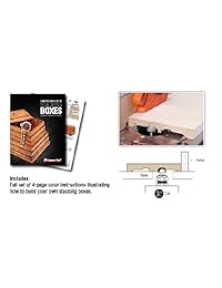 Amana Herramienta 45446 recto Vástago 7 8-Inch Diámetro por 1   1 4-inch Altura de corte por 1 2-inch de Incisión carburo (sólidas Router Bit