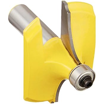 Yonico 13142 2-1/2-Inch Dia. Thumbnail and Bead Table Edge Router Bit 1/2-Inch Shank