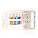 Damero New Canvas Crochet Hooks Wrap Knitting/Crochet Accessories Pouch Craft Tools Organizer Bag, Cartoon Cats-(Not Accessories Included)