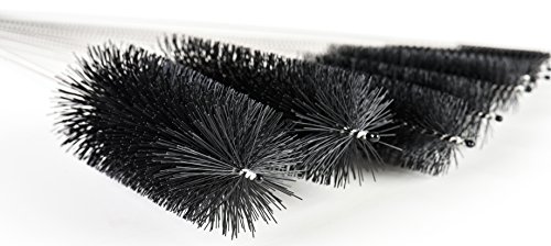 8 Inch Pipe Cleaning Brush Set with Nylon Bristles, 12 Pieces | Great for Straws, Bottles, Jewelry, Test Tubes